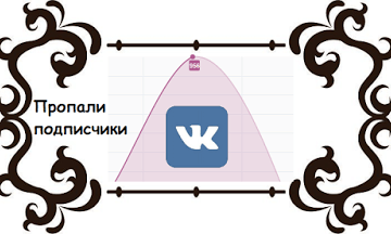 Списали подписчиков в группе Вконтакте